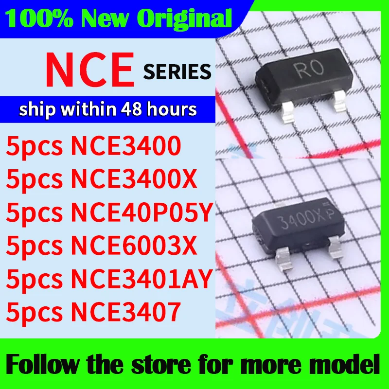 

NCE3400 NCE3400X NCE40P05Y NCE6003X NCE3401AY NCE3407 Высокое качество Новый