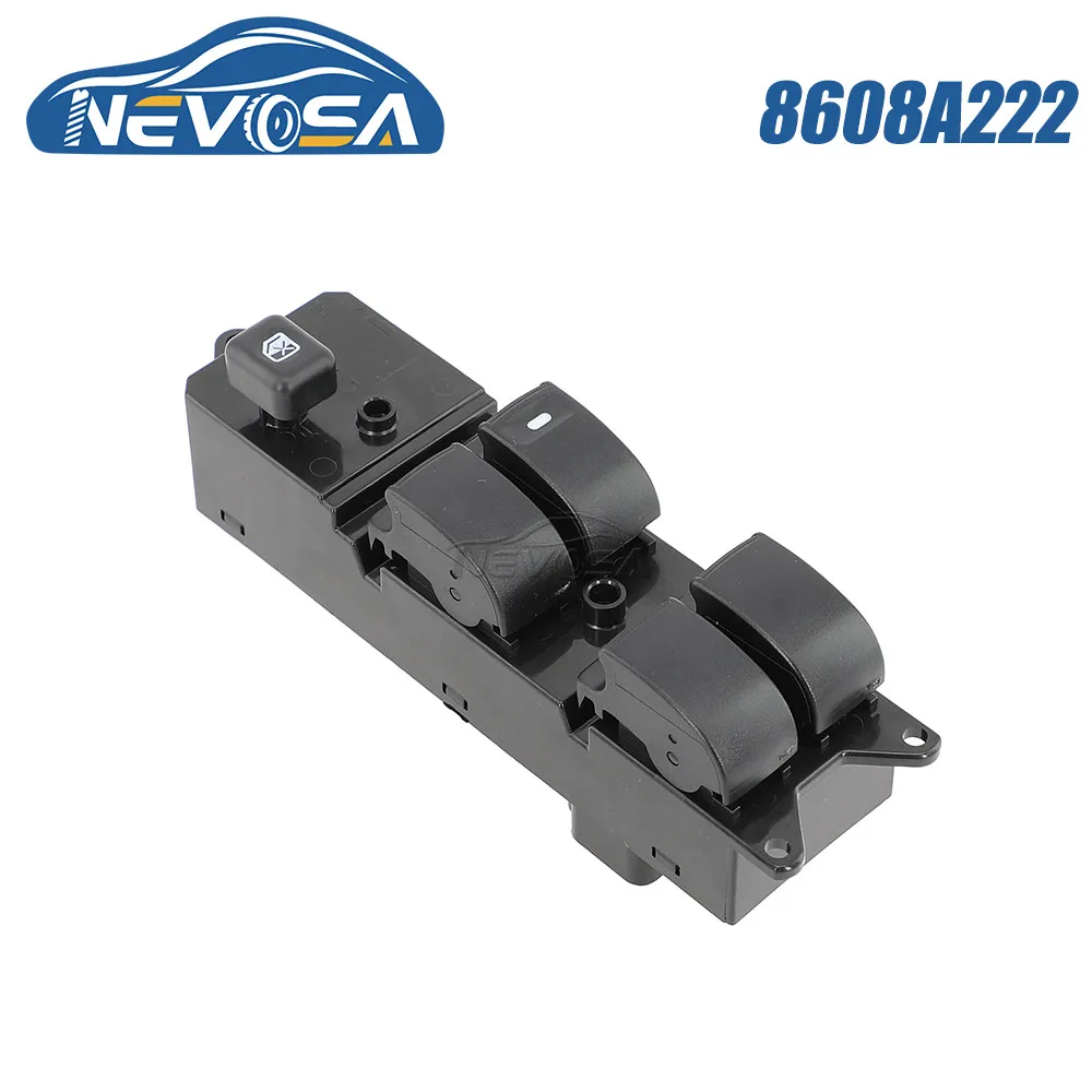 NEVOSA 8608A222 For Mitsubishi Lancer 2009 2010 RH Front Right Electric Power Window Master Lifter Switch Button Car Accessories