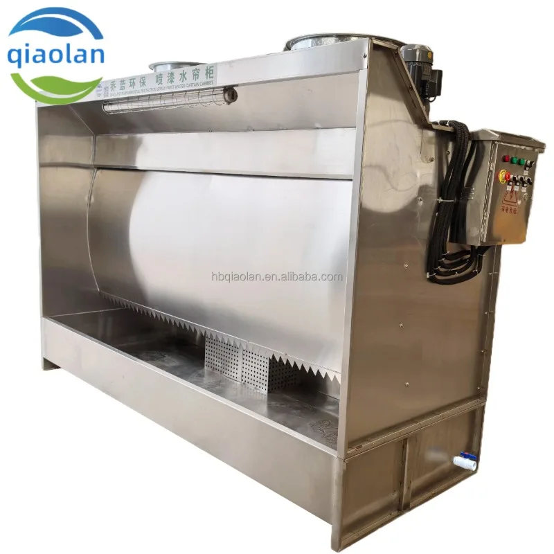 Industrial Spray Water Curtain Cabinet Paint Mist Treatment Water Circulation Water Curtain Machine