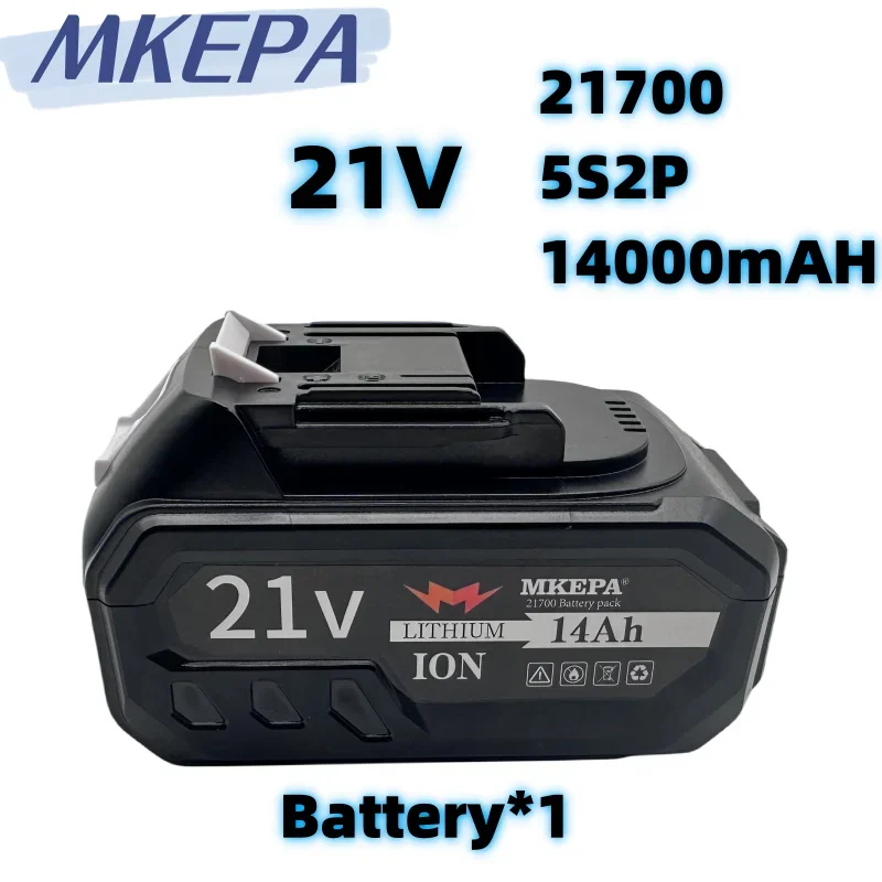 5S2P 10AH  14AH suitable for Makita 21V 21700 battery power tools Lithium ion suitable for Makita 21V screwdriver tools with BMS