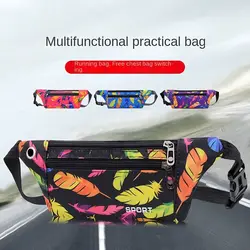 Running Belt Running Waist Bag Durable Wear-resistant Nylon Marathon Jogging Bag Zipper Waterproof Fanny Pack Men Women