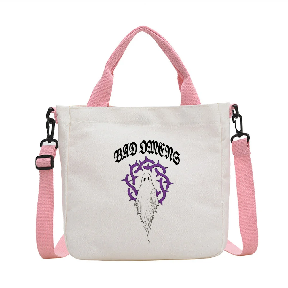 Bad Omens tote bag canvas  einkaufstasche grocery sac cabas shopper femme