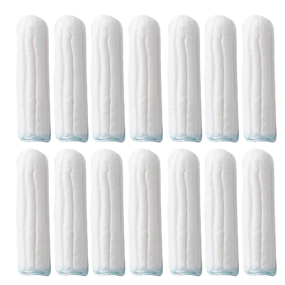 

100 Pcs Menstrual Tampons Menstruation Sliver Swab Pads Women Natural Earth Tones