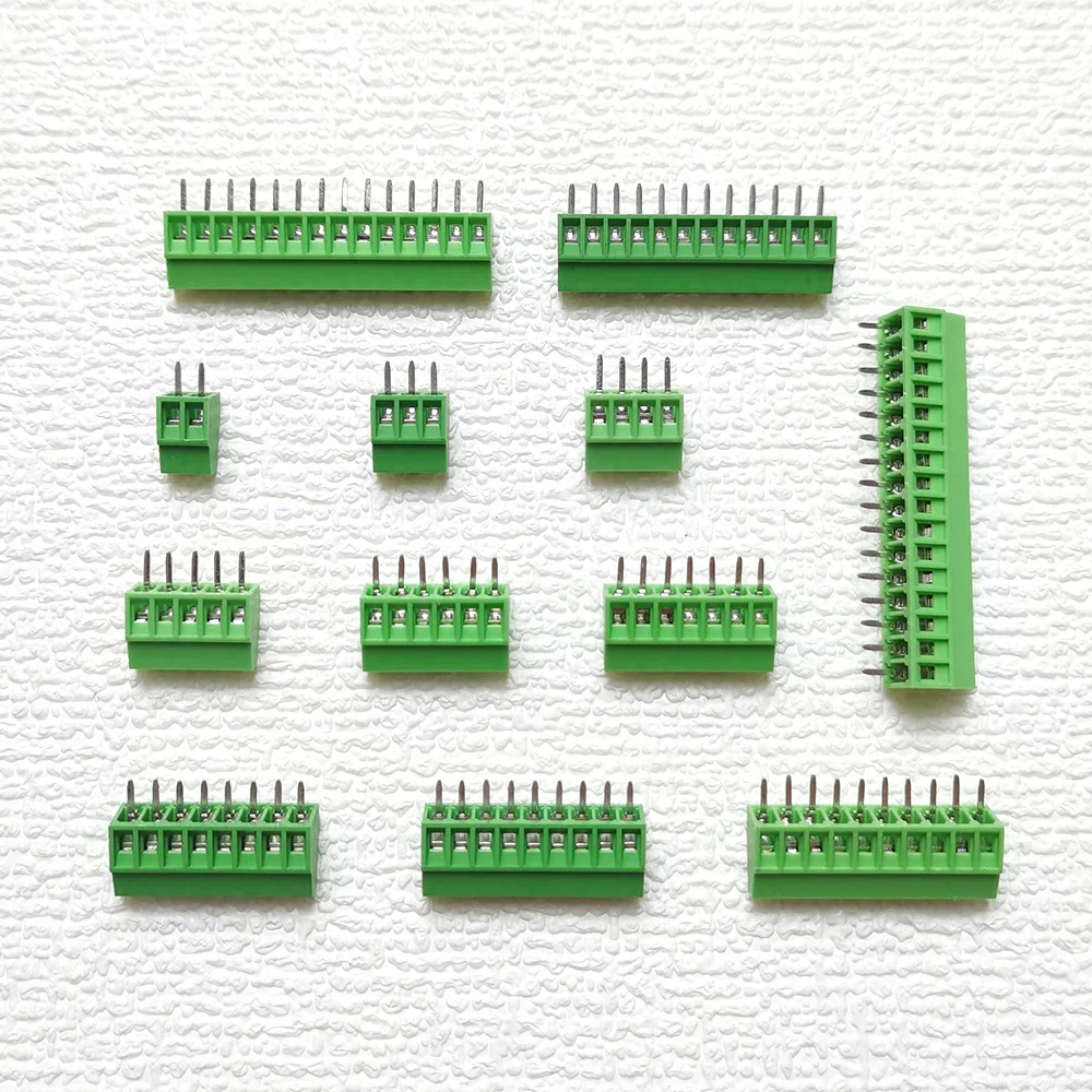 5/10 szt. KF128 2.54mm Mini Złącza Śrubowe PCB do Przewodów KF128-2.54 2P 3P 4P 5P 6P 7P 8P 9P 10P 12P 16P