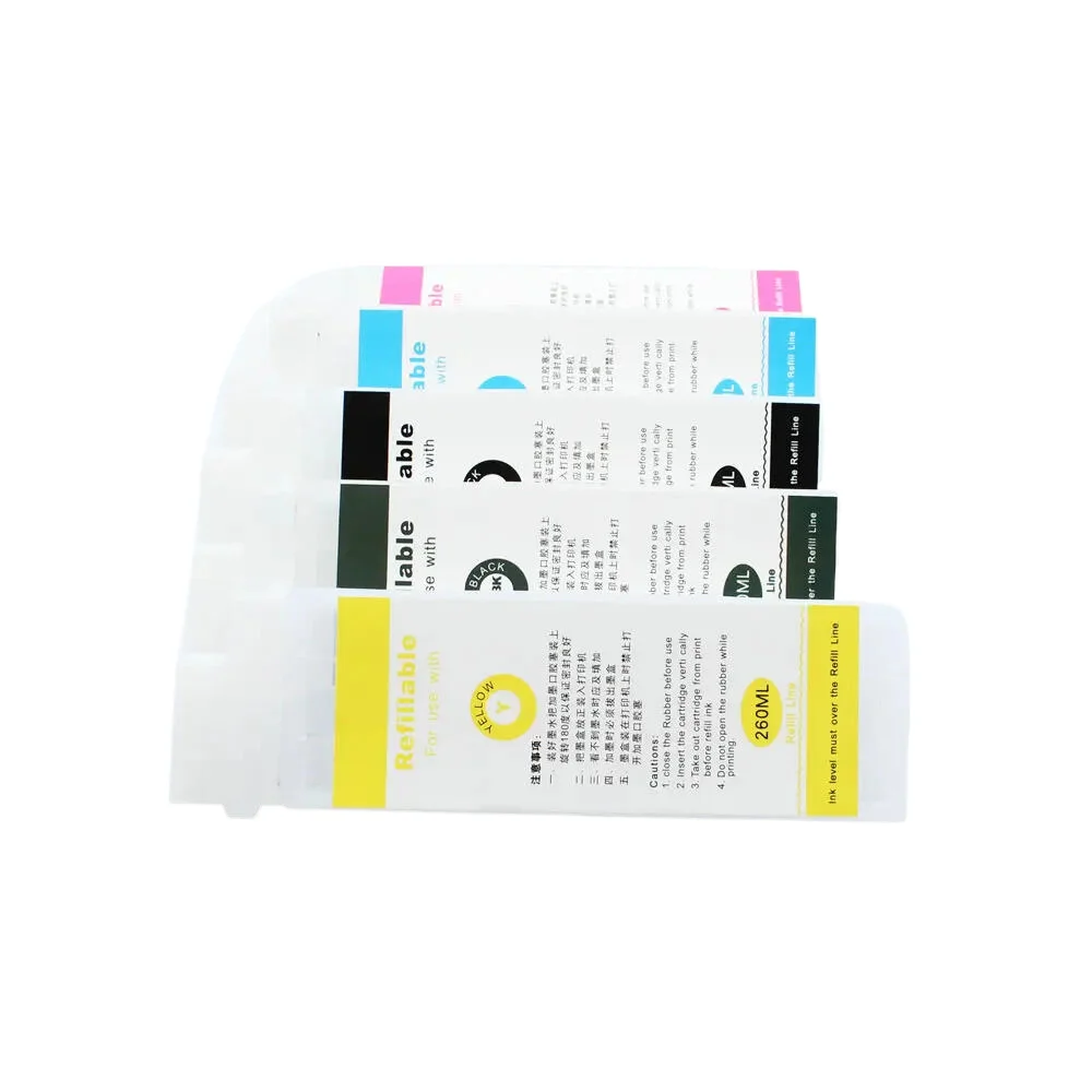 

5 Colors/set Refill Ink Cartridge With Chip For Canon TM-200 TM 200 TM-205 TM-300 TM-305 TM 300 Printer PFI-120 PFI120 chips