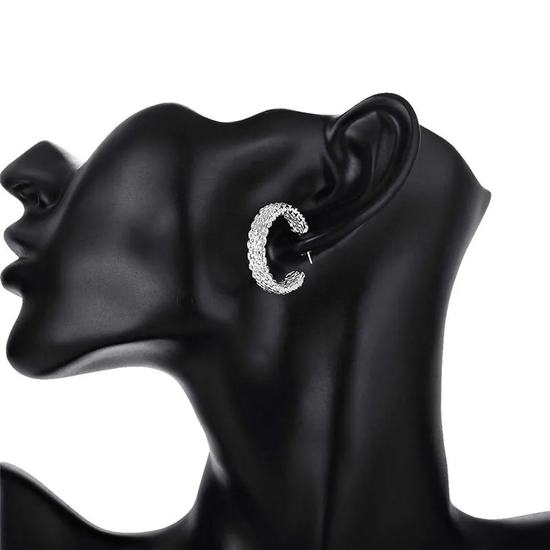 Wholesale Sales Europe And The United States 2025 New Fashion Earrings Exquisite Elegant Woven Earrings Jewelry