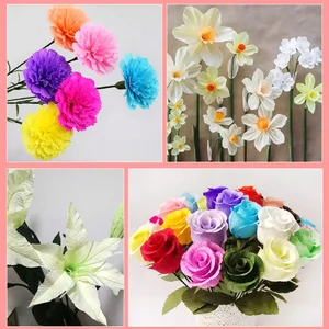 9 Main Sales Flower Crepom Paper - №4