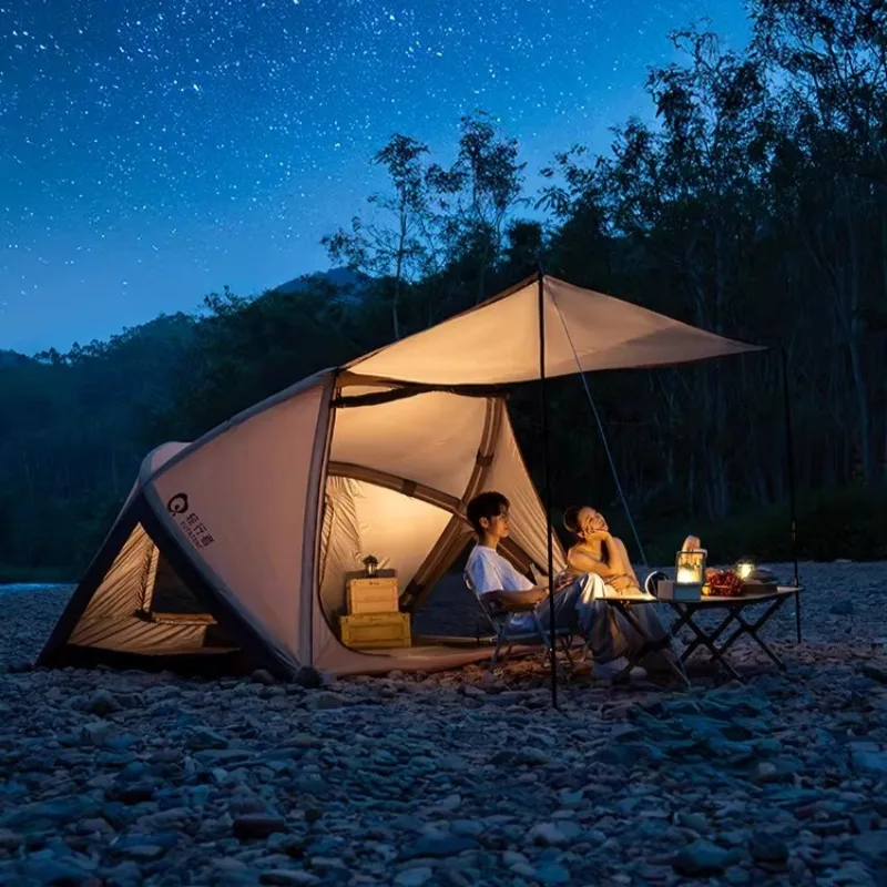 

Sun-proof Inflatable Tent Waterproof Large Space Family Shelter Multifunctional Outdoor Beach Park Overnight Camping Supplies