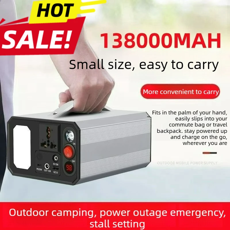 

for Backup large capacity 220v mobile power supply 1200w portable household emergency energy storage power supply