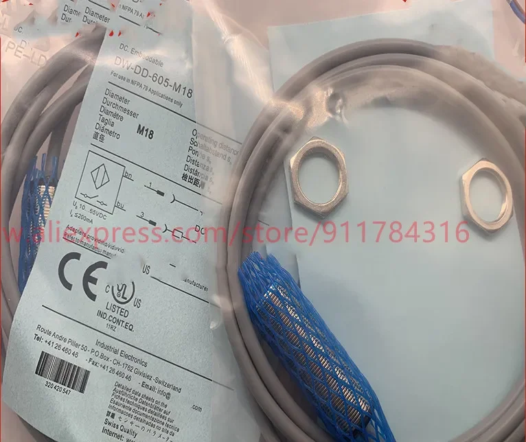 3pcs New High quality CONTRINEX inductive proximity switch DW-DD-605-M18 DW-DD-605-M18-120