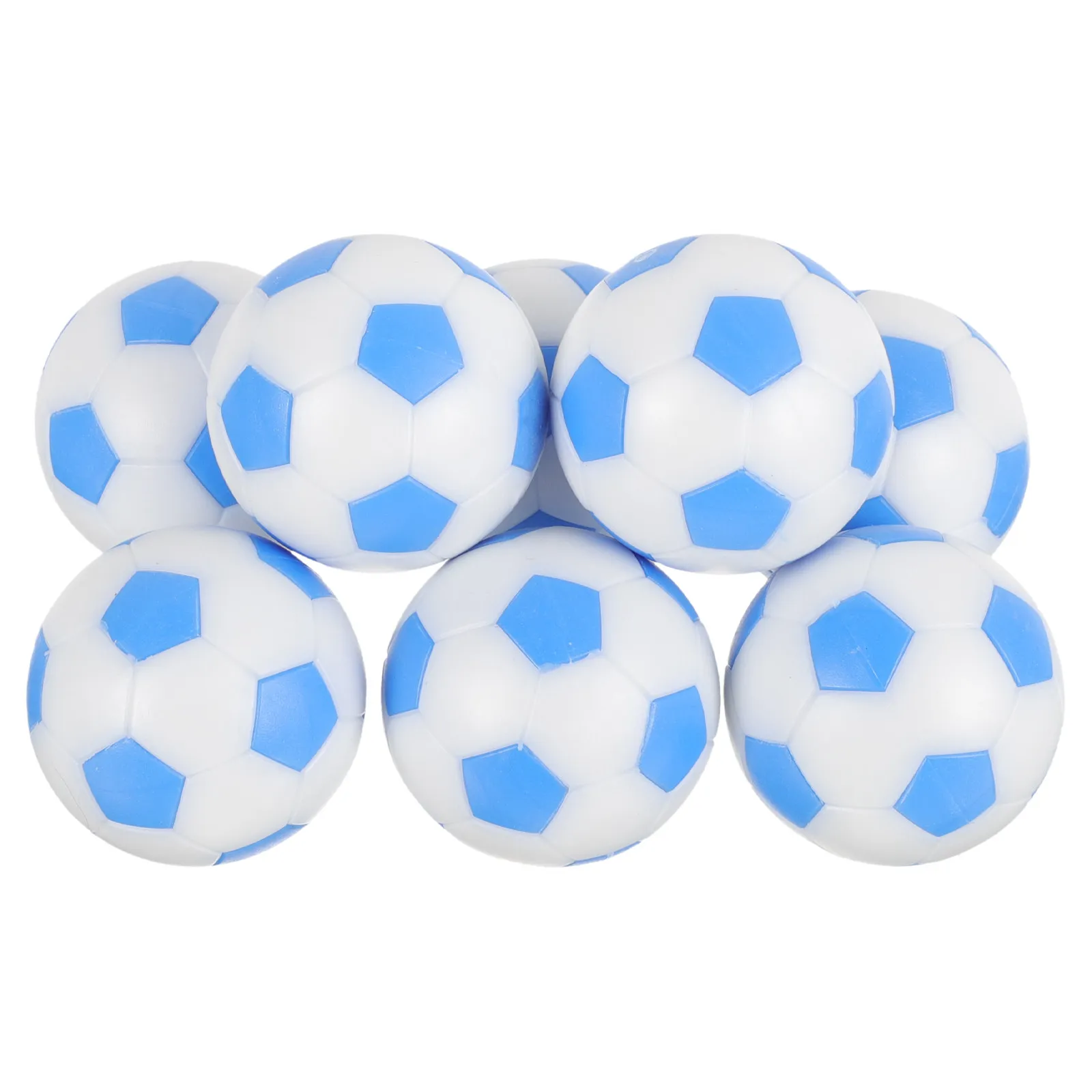 8Pcs Table Foosball Balls Replacement Set for Standard Tabletop Soccer Games Compact Size Realistic Visual Effect Desk Game