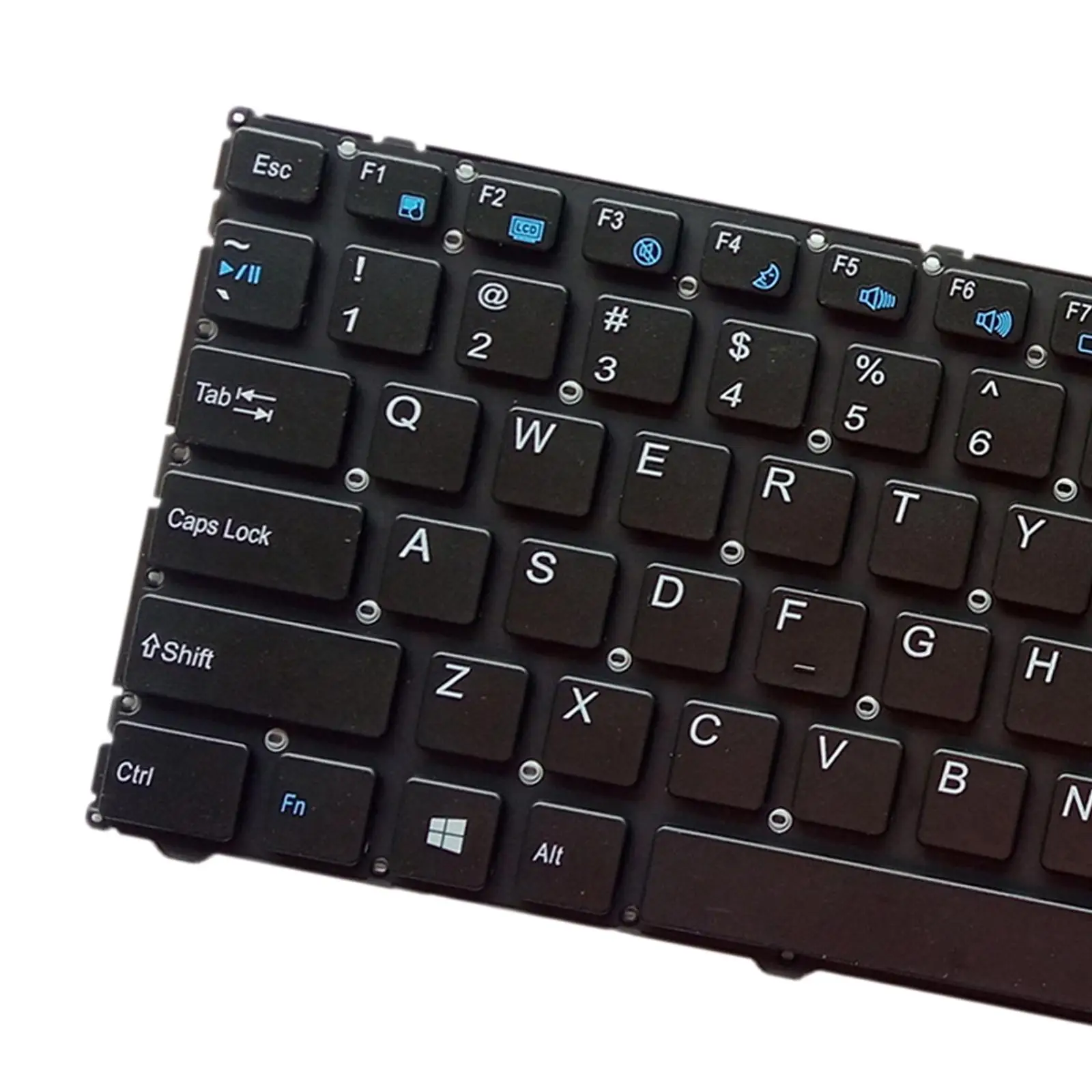 Laptop Keyboard/ US Layout /6-80-W9400-060-1/ Durable /Matte Keypad for W940SU W940TU W9400 Replaces Part/ Black/ Accessories