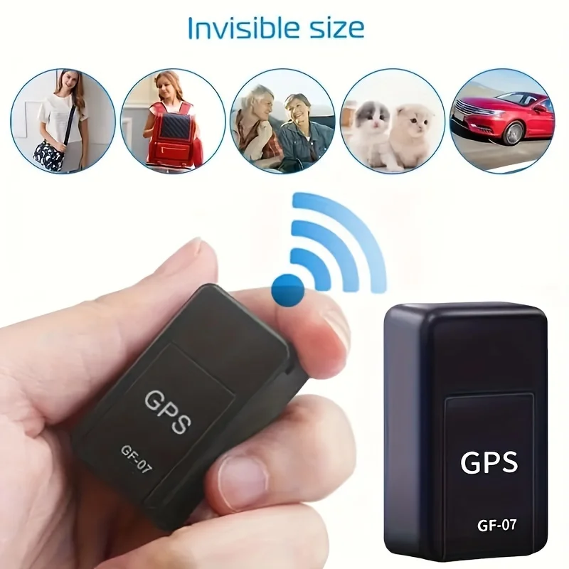 Mini GPS Tracker - Real Time Anti-Theft Locator with Strong Magnetic Mount - Panic Alert for Cars, Pets, Bicycles & Mobiles