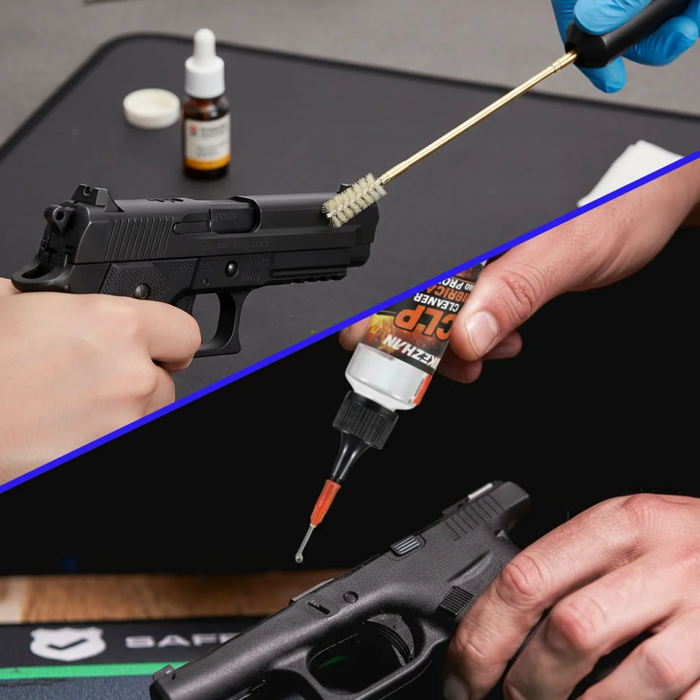 8 ピース/セットハンドガンロッドブラシポケットサイズピストルクリーニングキットピストル用 Cal.38/357/9 ミリメートル屋外銃クリーニングツールアクセサリー