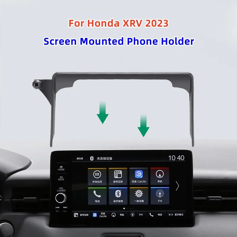 For Honda XRV 2023 Accessories Car Phone Holder Screen Mounted Magnetic Phone Mount Car Mount Phone Holder for Samsung iPhone