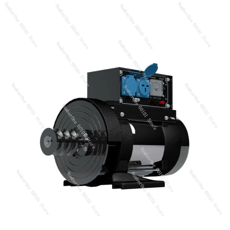 

10KW 220V High Power Small Generator10000W Generator Frequency 50HZ Diesel Generating Set Small Gasoline 220V Copper