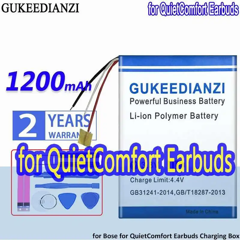 

For Bose Quietcomfort Earbuds Headset & Charging Box 762936 3 Line 1200Mah Good Low-Temperature Performance Earphone Battery