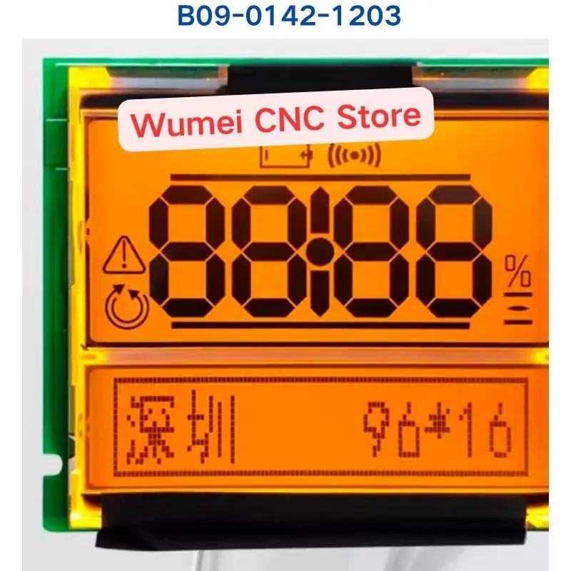 Brand new replacement orange background black letters B09-0142-1203 display screen module not original