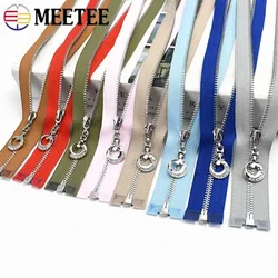 5Pcs 3# Metal Zipper 15/18/20/25/30cm Closed-End Gold Silver Teeth Zippers Bag Clothes Jacket Zip Repair Kit Sewing Material