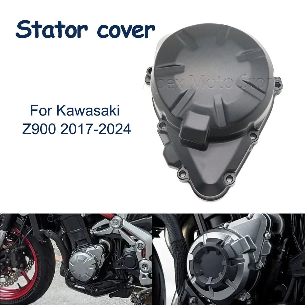 

Motorcycle Engine Left Stator Cover Z900 Crankcase Cover For Kawasaki Z900 Z900 2017 2018 2019 2020 2021 2022 2023 2024
