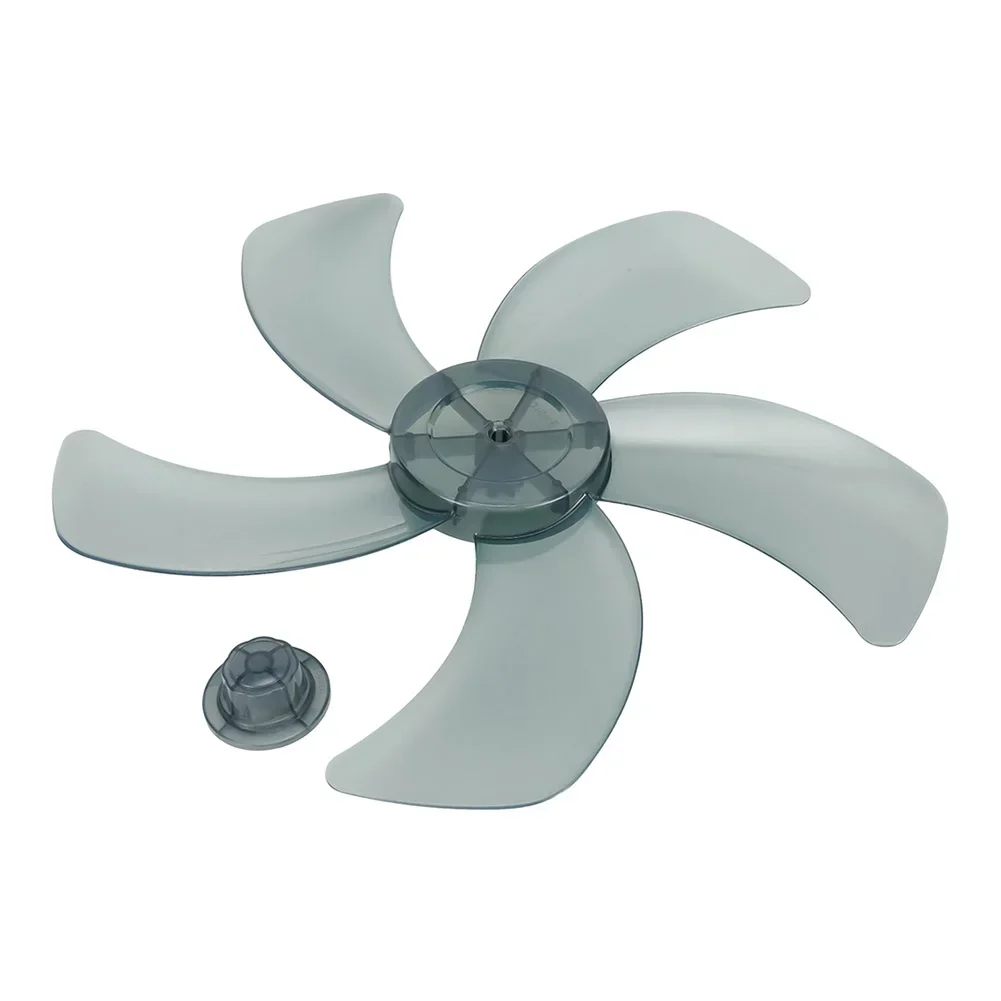 18 Inch Household Plastic Fan Blade Five Leaves With Nut Cover For Pedestal Home Improvement Ventilation System Components