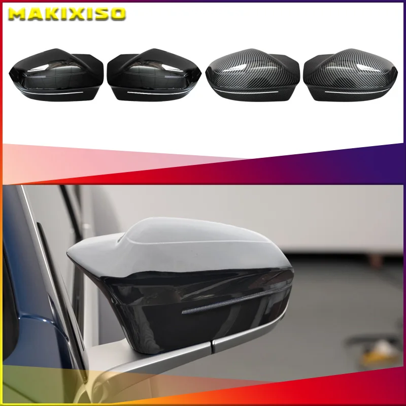 

For BMW 5 Series 530i VIII G60 G61 G68 2023 2024 ABS material rearview mirror protective cover Replacement style