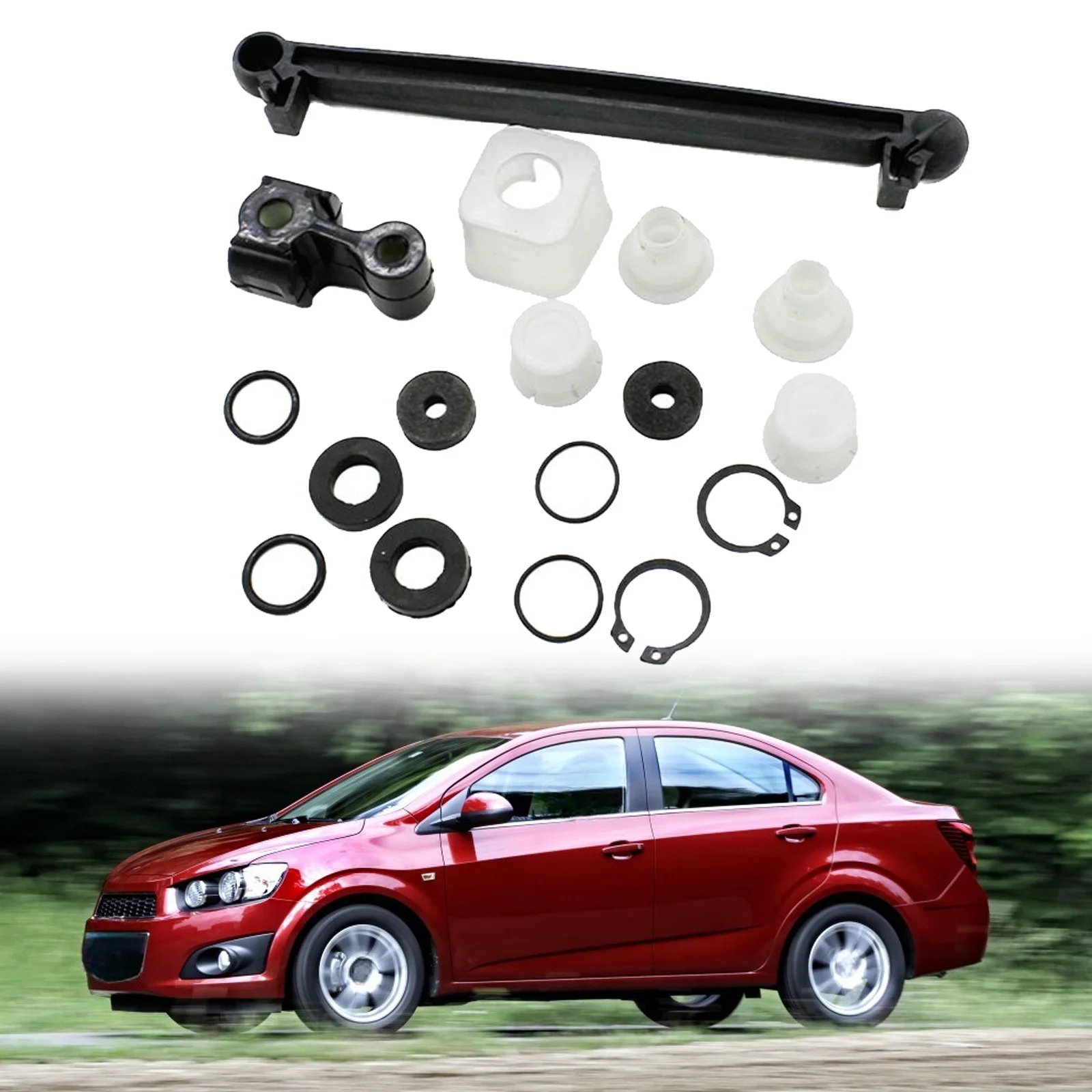 OE Number 90425766 For Shifter Linkage Bushing Repair Kit for Opel Astra 1991-2010 Corsa 1993-2006 Aveo 2004-2011 Manual Only