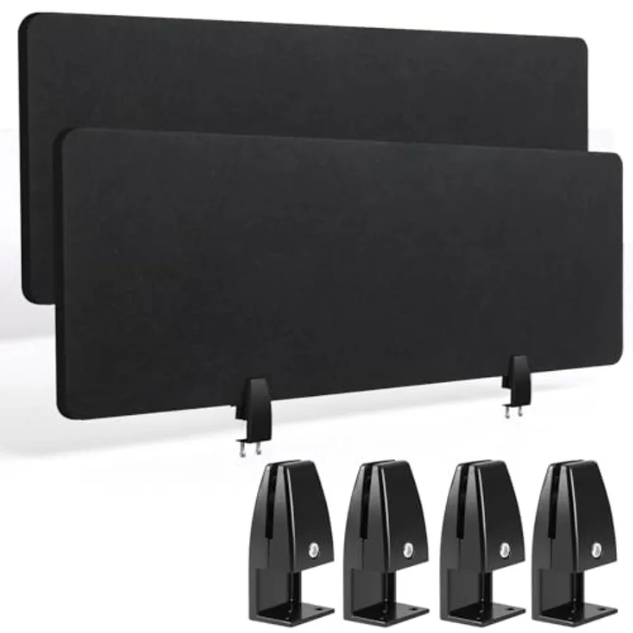 

Wesiti 2 шт. Акустические перегородки для стола, шумопоглощающие панели для студенческих столов, звукоизоляционные разделители для рабочего стола