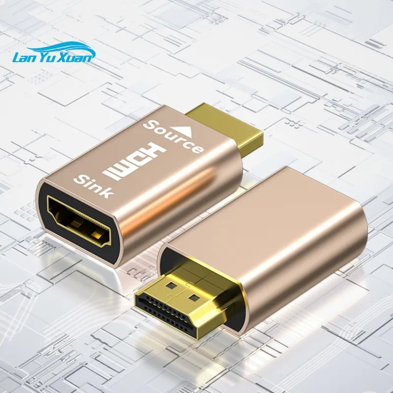 HDMI Graphics Card Spoofing Device Emulator Virtual Display Monitor HDMI-Compatible Lock Screen Treasure