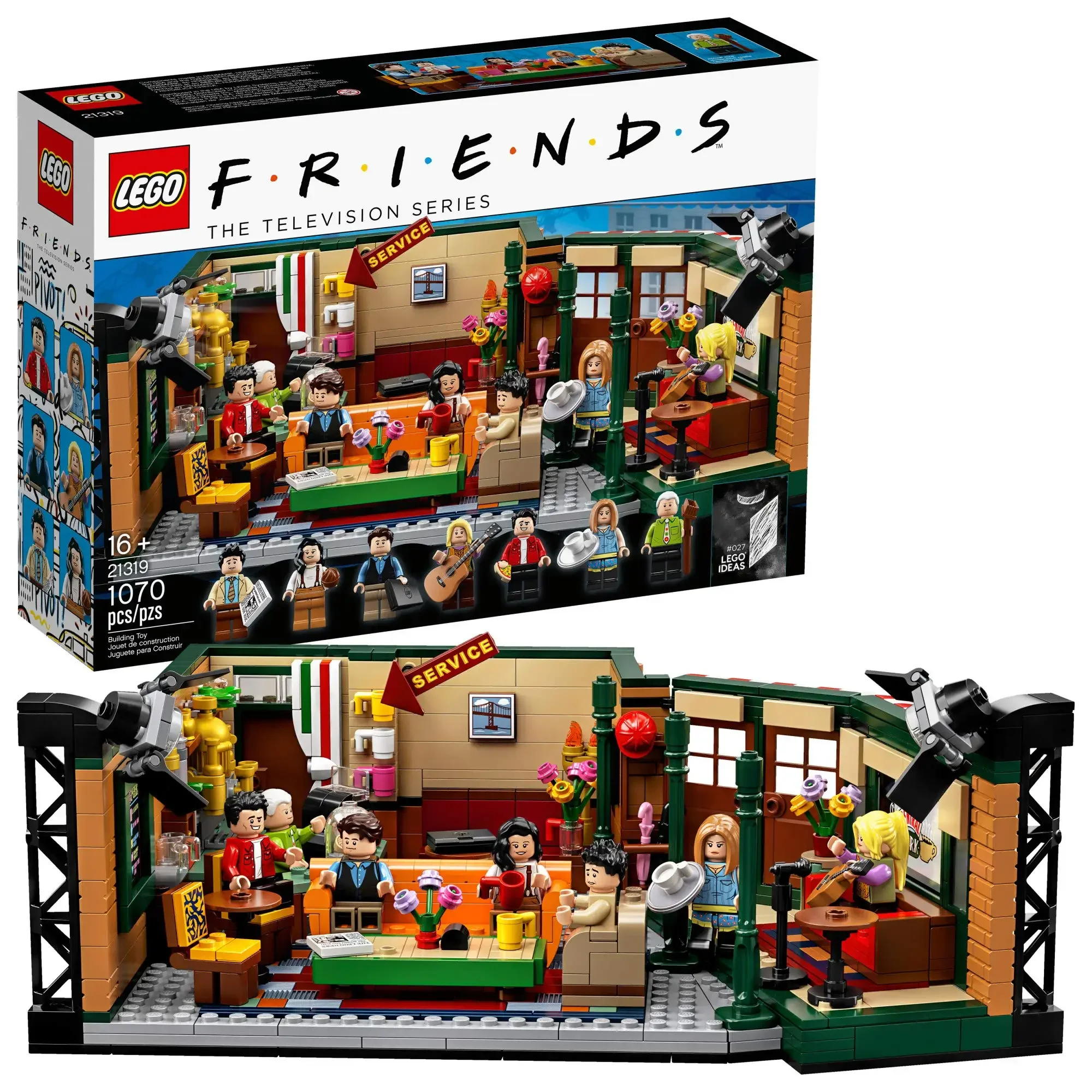 

Конструктор LEGO Friends: Центральный перк (Central Perk) — 7 новых минифигурок, игрушки, подарок на день рождения, 21319, 1070 деталей (выпуск за сентябрь 2019 г.)