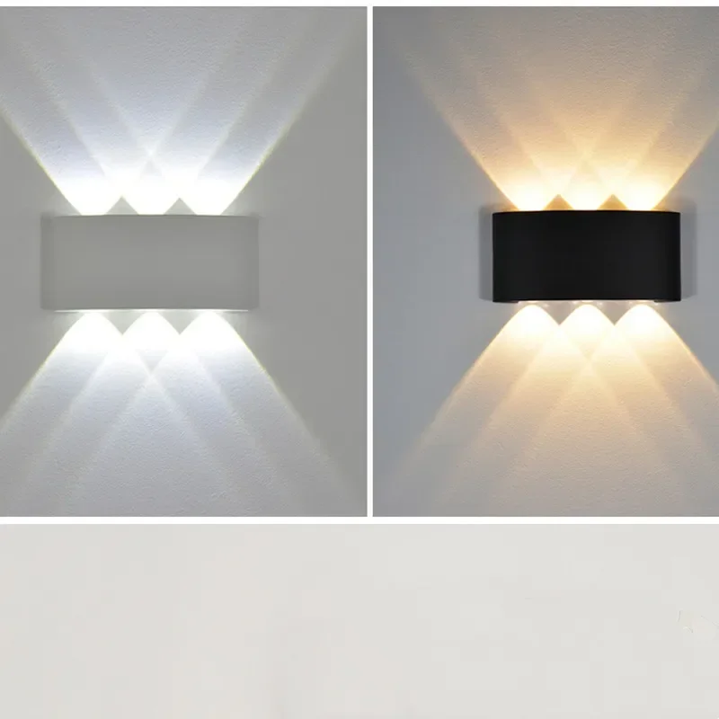 耐久性のある人気商品-上下両方向発光ledウォールランプ-屋外防水-リビングルーム-階段-通路-バルコニー-廊下-壁掛け照明