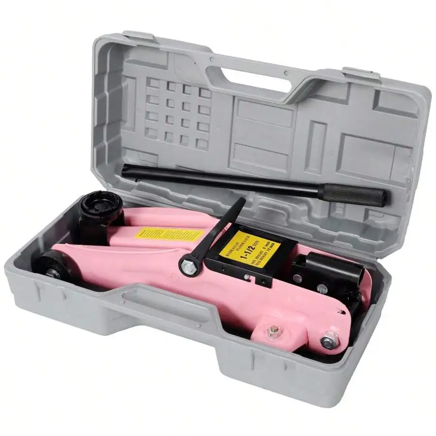 [Free Shipping] Hydraulic Floor Jack 1.5 Ton For Garage Workshop Vehicle Repair, Steel Construction Compact Design Lightweight