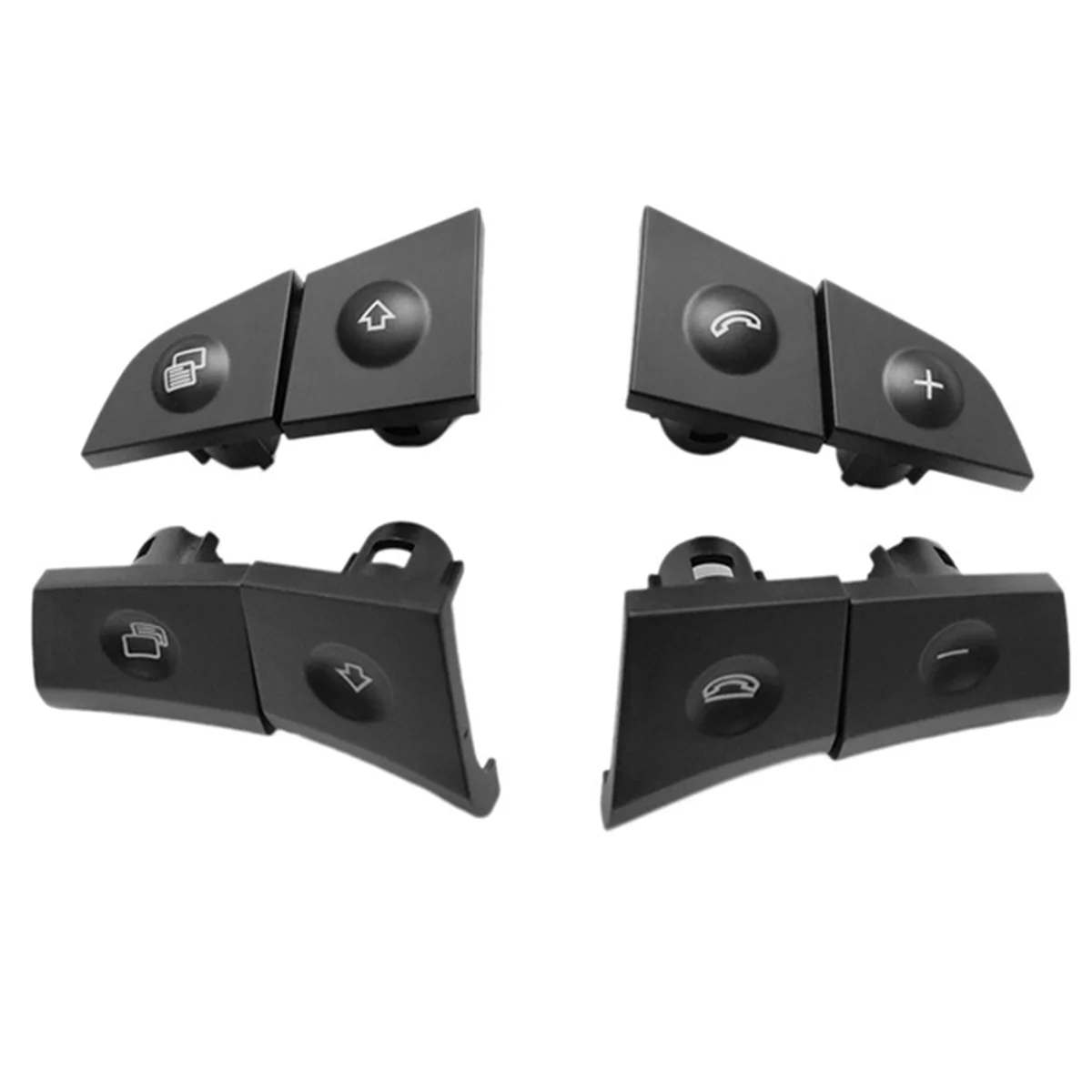 Multi-Function Steering Wheel Switch Button Kit Controls for Mercedes-Benz W164 W245 W251 GL350 ML350 R280 B180 B200—L49A