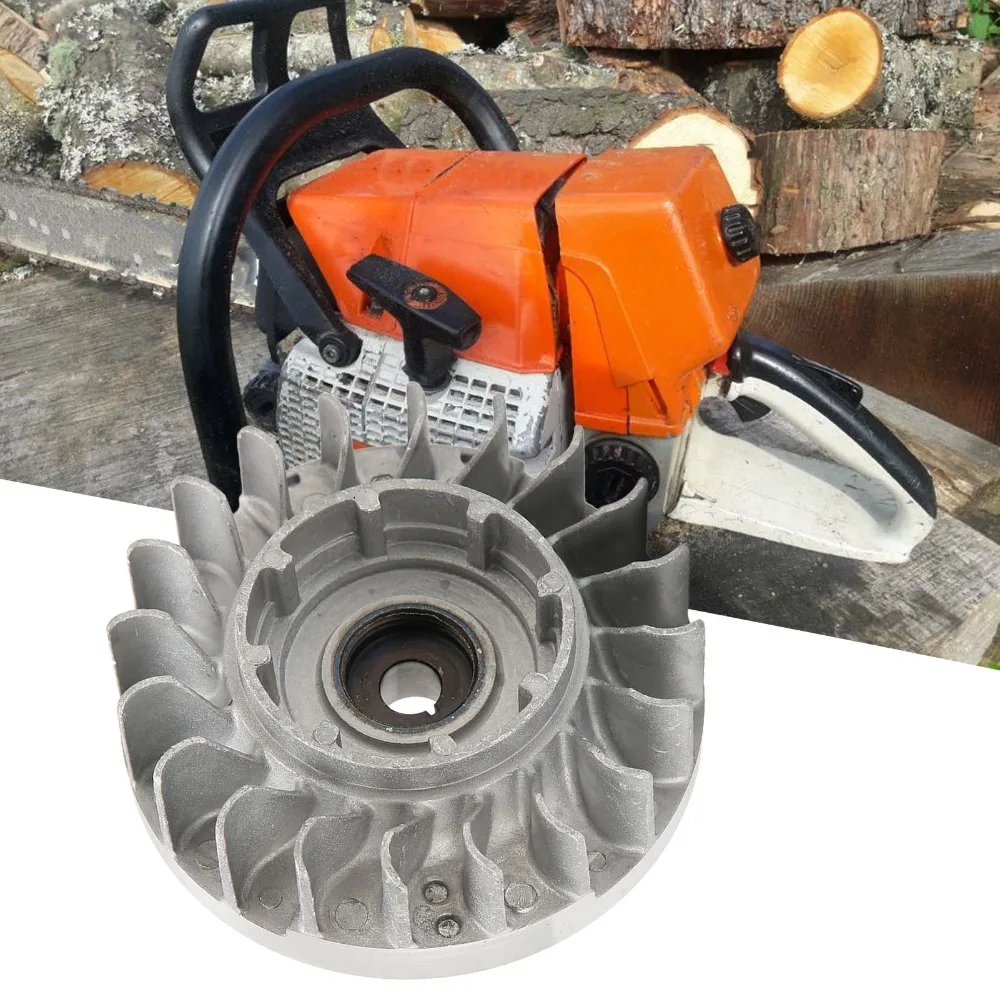 Aluminium Alloy Chain Saw Flywheel Grey Compact Fly Wheel Accessory Easy to Install for STIHL 066 MS660 MS650 MS 650 660
