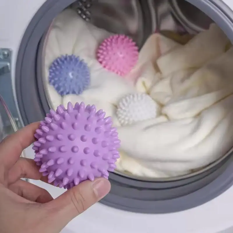 3/5/12Pcs Anti-Winding Magic Laundry Balls Drying Cleaning Ball Reusable Household Washing Machine Clothes Softener Laundry Ball