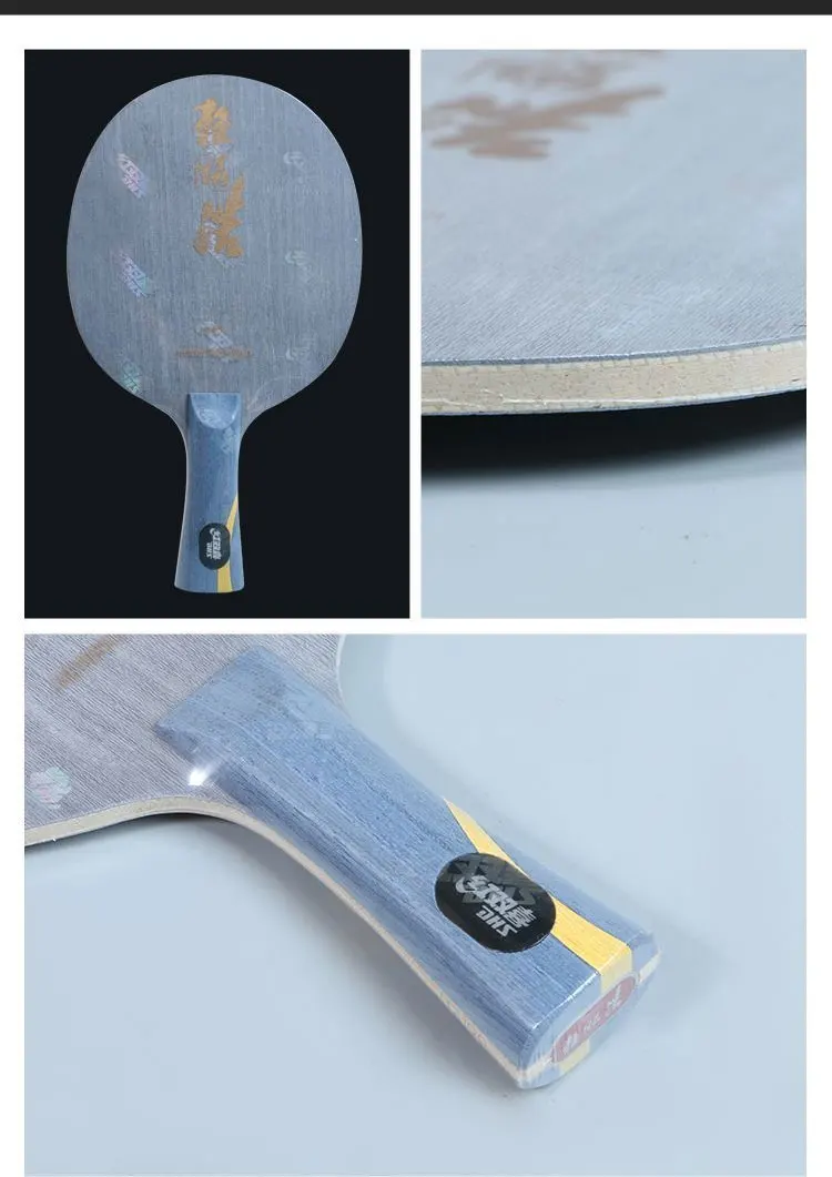 Dhs Hurricane Hao Serie Tischtennis klinge profession elle 5-lagige Tischtennis klinge Original Hurricane Hao 1 2 3 Base Board mit Box – Detail 10