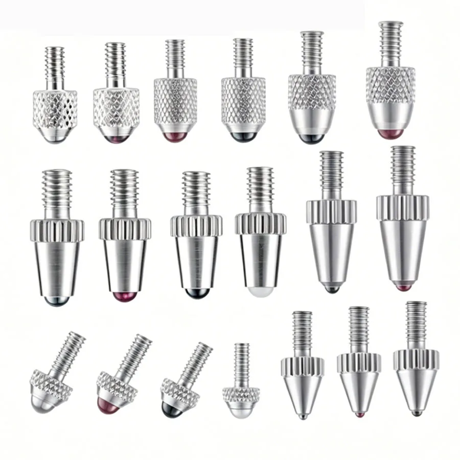 Dial gauge probe thread M2.5 standard measuring head tungsten steel ruby dial gauge high gauge probe universal