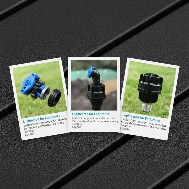 Automatic 1/2 Inch Sprinkler Head 360 Degree Rotating Nozzle Lawn Irrigation for Large Area Garden Water Distribution