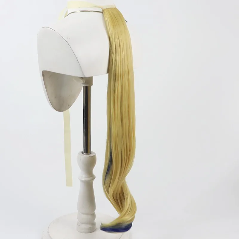 Em estoque uma musume obeja seu mestre peruca cosplay anime bonito derbyy cosplay cauda synthetichair peruca de fibra resistente ao calor + touca peruca