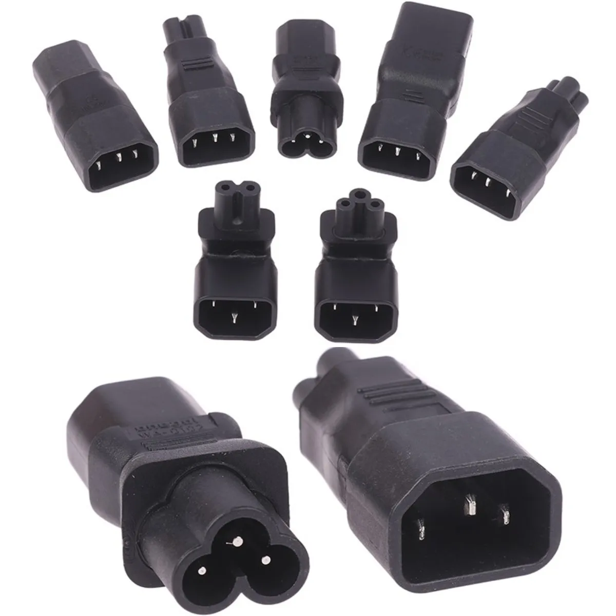 New UPS PDU męskie na żeńskie moc US UE gniazdo przejściówka Adapter uniwersalne IEC320 C13 C14 do C5 C6 C7 C8 C19 C20 C21 złącze konwersji