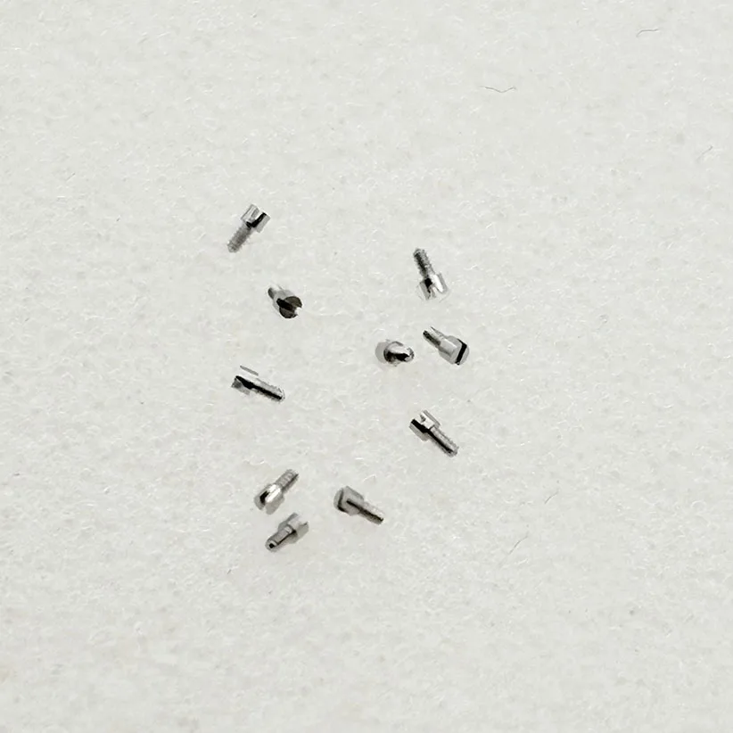 100pcs Watch movement Accessories 8205 8213 Movement Balance Wheel Clamp Outer Pile Head Screw 8205 External pile head screw