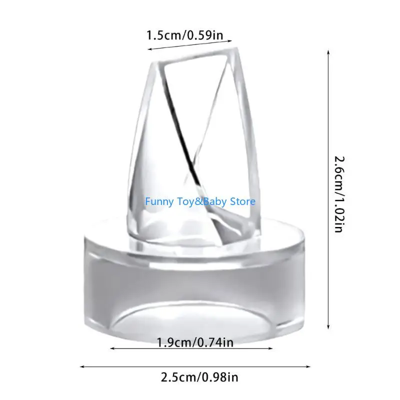 صمامات السيليكون لمضخة الثدي S9/S12 تمنع التدفق الخلفي واستبدال صمامات منقار البط لمضخة الثدي تركيب بسيط C90B