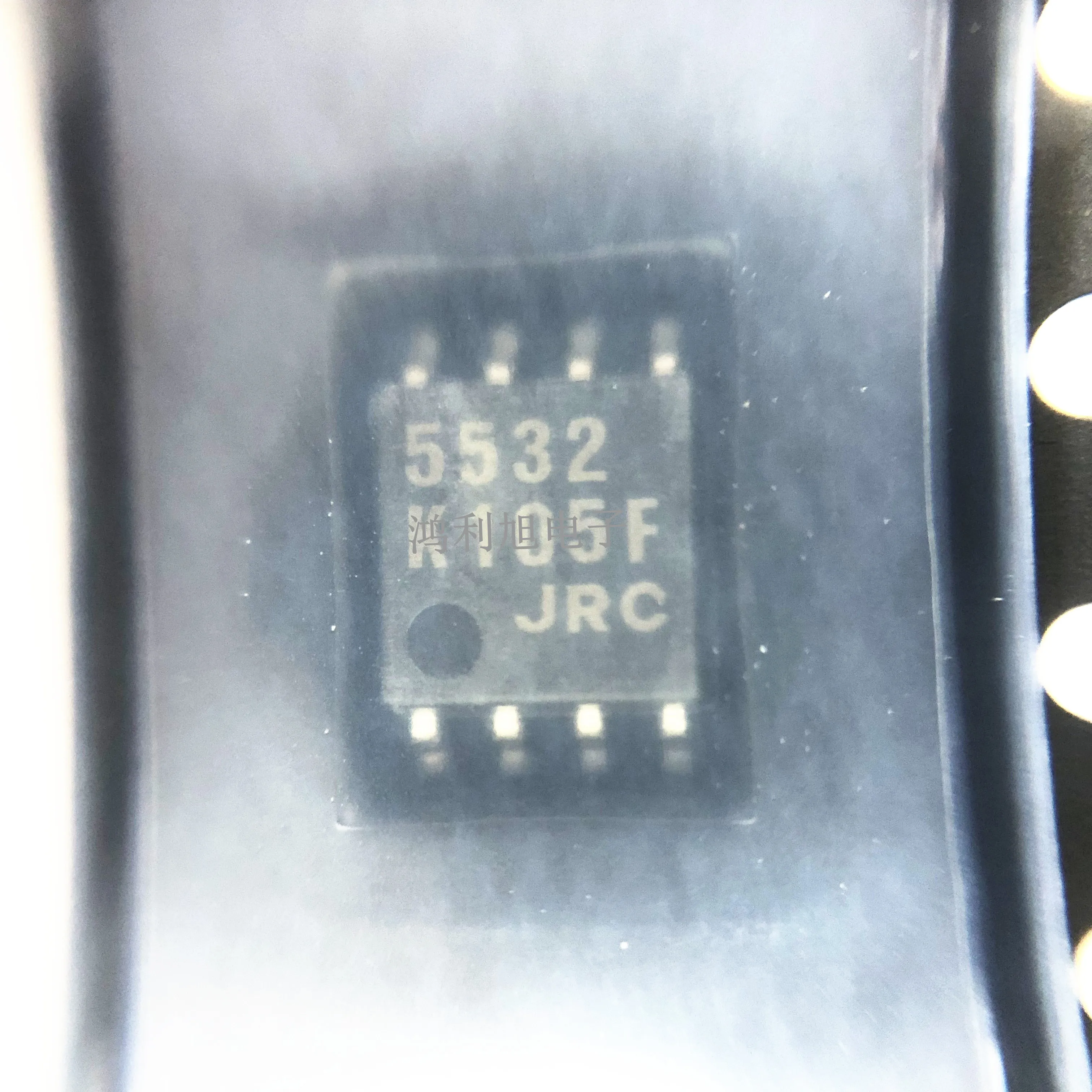 10PCS/Lot NJM5532M-TE1 NJM5532M MARKING:5532 Op Amp Dual Low Noise Amplifier ±22V 8-Pin DMP T/R