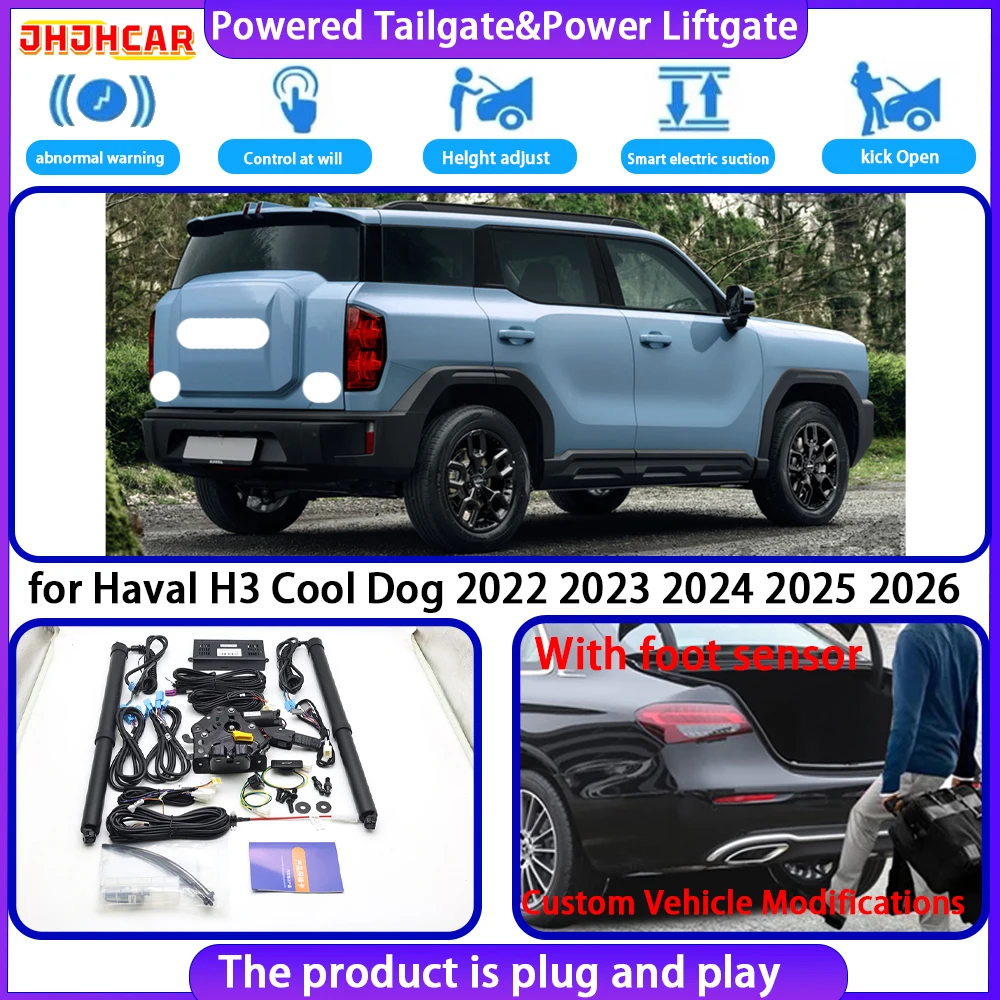 JHJHCAR for Haval H3 Cool Dog 2022 2023 2024 2025 2026 Smart Automatic Electric Powered Tailgate Power Liftgate Tailgate System