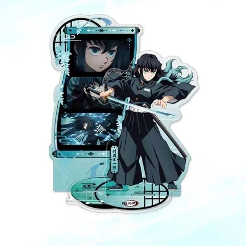 Neues Demon Slayer-Zubehör: Niedlicher Cartoon-Standee mit doppelten Figuren, Kanroji Mitsuri und Tokitou Muichirou, Acryl-Tischdekoration – Detail 2