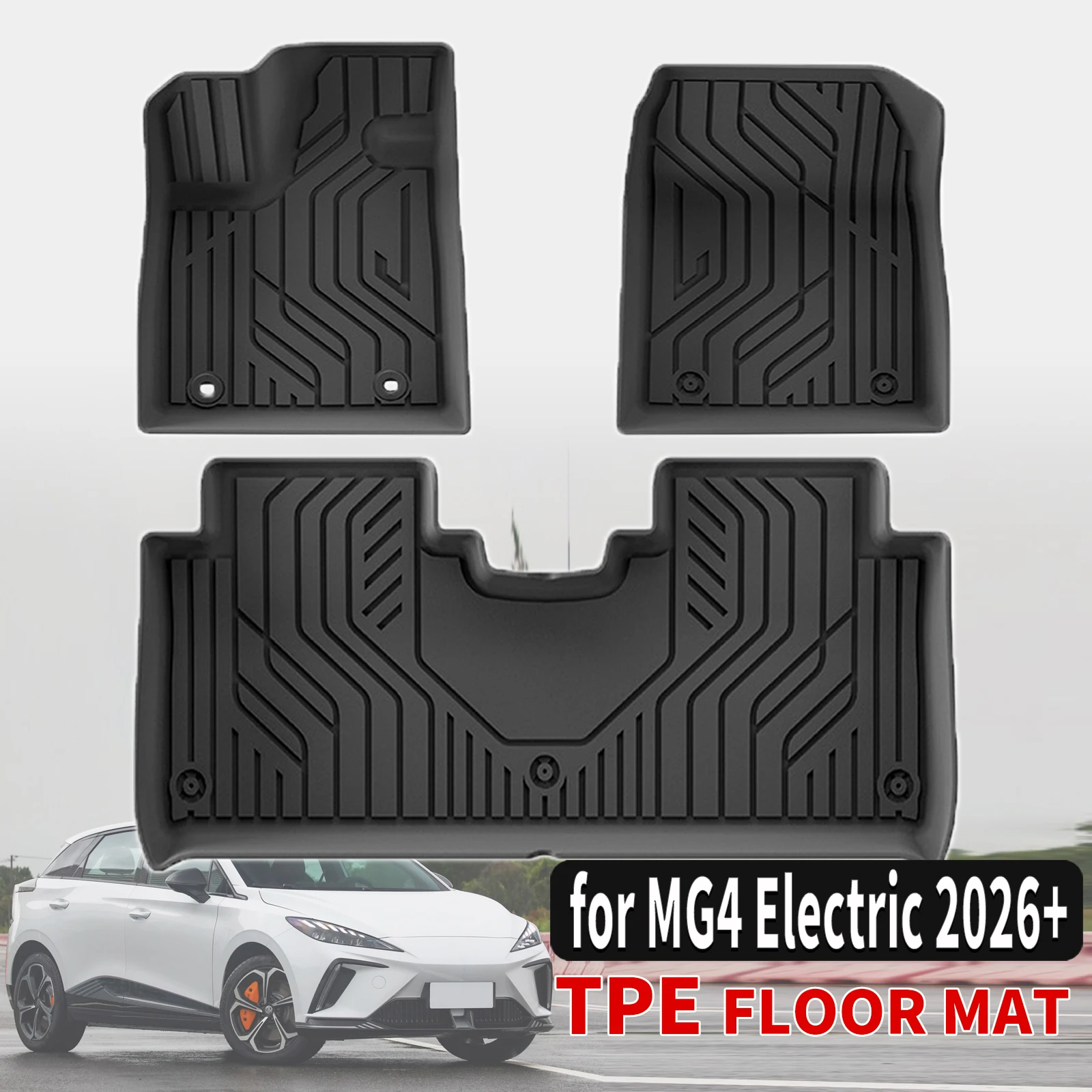

for MG4 MG 4 Urban 2025 2026 2027 (Not Fit for Electric) 3D Maxpider Style TPE All-Weather Floor Mats Accessories