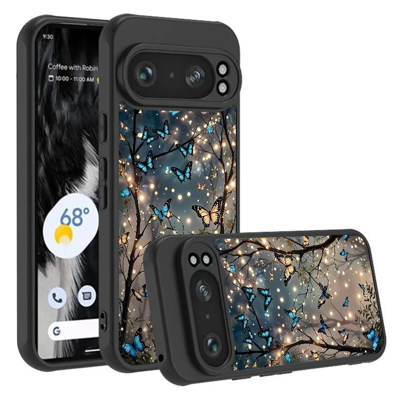 Glow In The Dark Butterfly Magnetic Case For Google Pixel 10 8 7 Pro 9A 8A Pixel 9 10 Pro XL For Magsafe Shockproof Phone Cover view 6