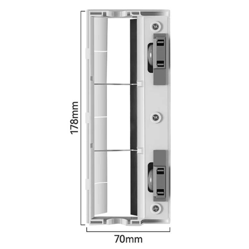 popolare copertura della spazzola a rullo principale per pezzi di ricambio per aspirapolvere Ecovacs Deebot X1/T10/T8/T5/T20/T9 neri