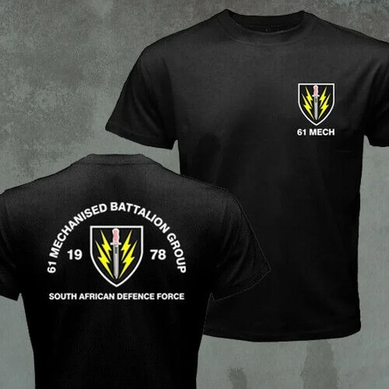 

61 Mech Mechanised Battalion South African Army Men T-shirt Short Sleeve Casual 100% Cotton O-Neck Summer TShirt