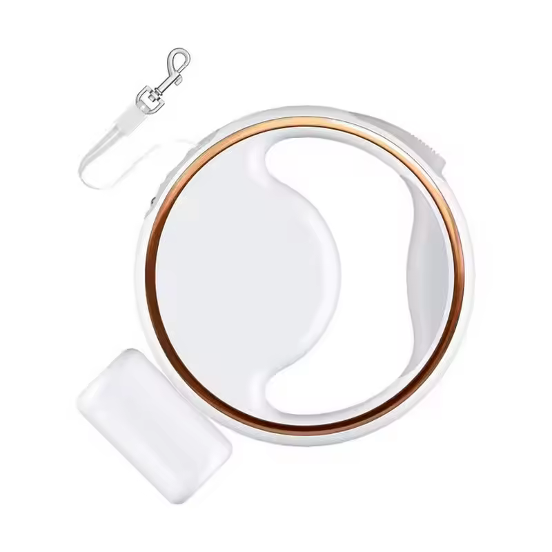 3 in 1 Multifunctional Dog Leash and Collar Custom Waterproof Automatic Led Retractable Dog Leash Poop Bag